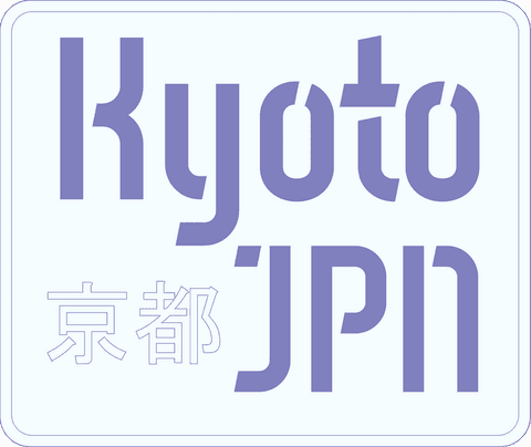 minimalist kyoto jpn vector badge on transparent background - Download Free Stock Videos Pikwizard.com