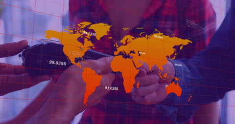 Global Financial Data Analysis with Handheld Transaction