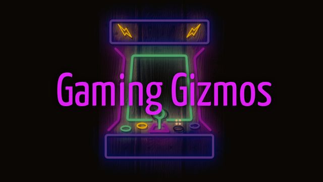 Neon Lit Arcade Machine Promoting Gaming Accessories - Download Free Stock Videos Pikwizard.com