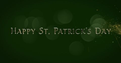 St. Patrick's Day Celebration Greeting Card Background