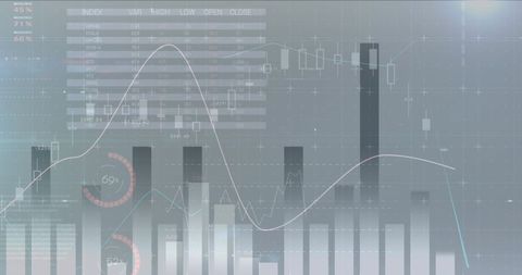 Abstract Digital Interface Analyzing Global Financial Data - Download Free Stock Images Pikwizard.com