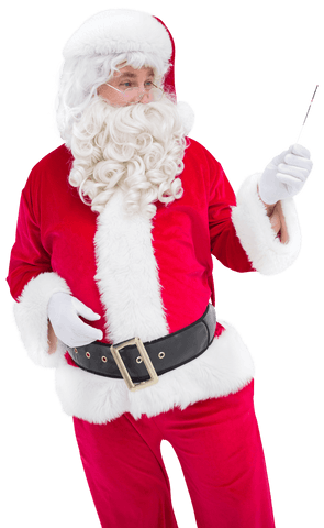 Transparent Santa Claus Holding Crystal Magic Wand Celebrating Winter Holidays - Download Free Stock Videos Pikwizard.com