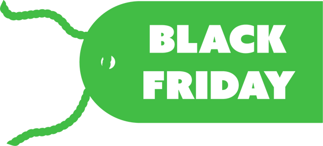 Green Label with Black Friday Text on Transparent Background - Download Free Stock Videos Pikwizard.com