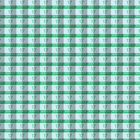 Seamless Pattern of March 17 Text on Transparent Background - Download Free Stock Videos Pikwizard.com