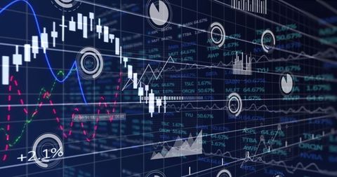 Futuristic Digital Trading Analytics for Financial Success - Download Free Stock Images Pikwizard.com
