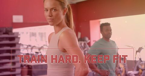 Diverse Workout Partners Embracing Fitness Goals in a Gym - Download Free Stock Images Pikwizard.com