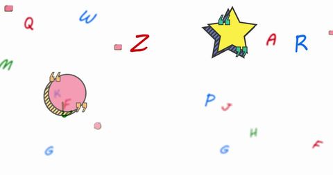 Colorful Letters Alphabet Background Design - Download Free Stock Images Pikwizard.com