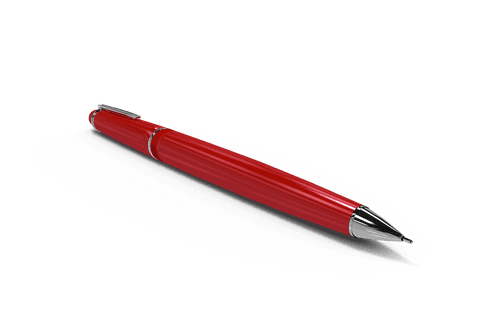 digital red pen illustration on transparent background - Download Free Stock Videos Pikwizard.com