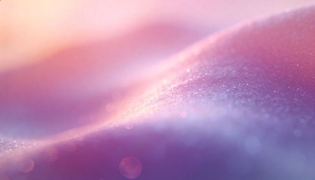 Shimmering Pastel Macro Texture with Glitter, Soft Bokeh and Iridescent Ridges
