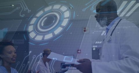 Innovative healthcare with advanced technology in medical clinic