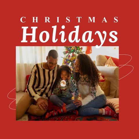 family celebrating christmas with holiday spirit - Download Free Stock Templates Pikwizard.com