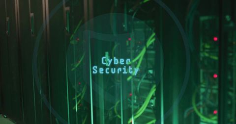 Global Cyber Security over Computer Servers with Digital Interface - Download Free Stock Images Pikwizard.com