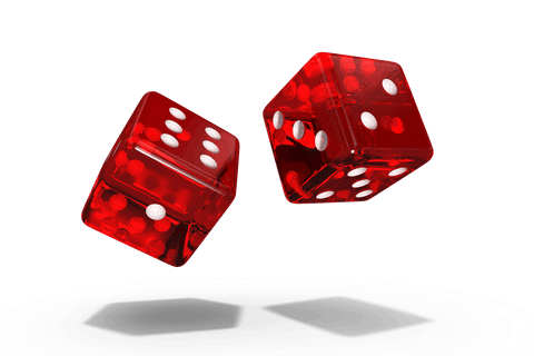 red transparent dice in motion isolated on white background - Download Free Stock Videos Pikwizard.com