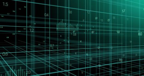 Abstract Grid Computational Data Visualization - Download Free Stock Images Pikwizard.com