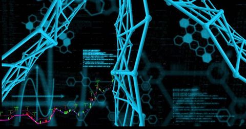 Innovative Technology Meets Hypothetical Finance in Abstract Cyber Environment - Download Free Stock Images Pikwizard.com