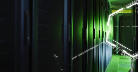 Advanced Data Processing Centers with High-Tech Visuals - Download Free Stock Images Pikwizard.com