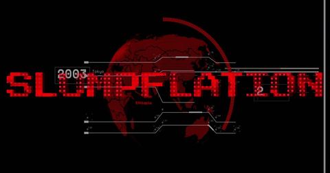 Digital Slumpflation Text with Global Economy Data Analysis - Download Free Stock Images Pikwizard.com