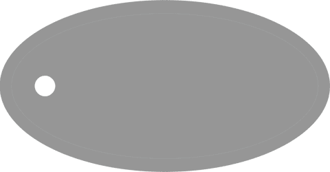 Blank Oval Tag for Retail Use on Transparent Background - Download Free Stock Videos Pikwizard.com