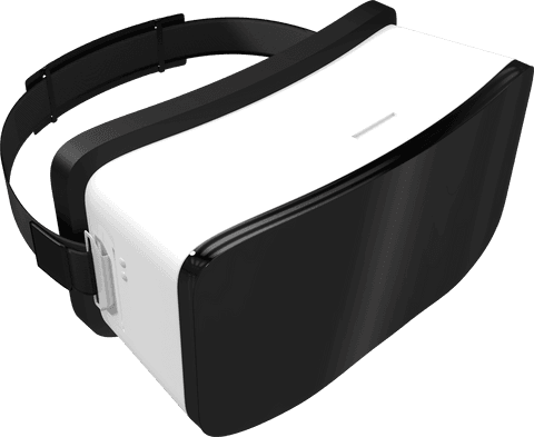 transparent virtual reality headset front view on white - Download Free Stock Videos Pikwizard.com