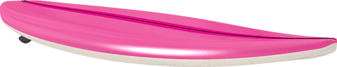 Pink Transparent Surfboard Illustration for Summer Sports