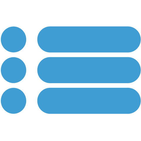 blue bullet points icons on transparent background - Download Free Stock Videos Pikwizard.com