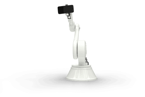 transparent robotic arm holding smartphone for versatile tech innovation - Download Free Stock Videos Pikwizard.com