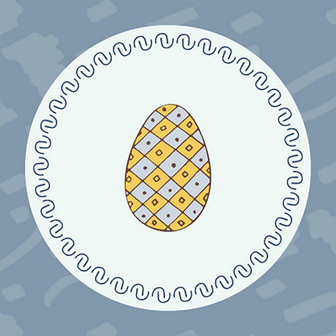 transparent easter egg design with colorful pattern - Download Free Stock Videos Pikwizard.com