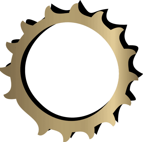 Stylized Golden Ring Emulating Sun Illustration Transparent Design - Download Free Stock Videos Pikwizard.com