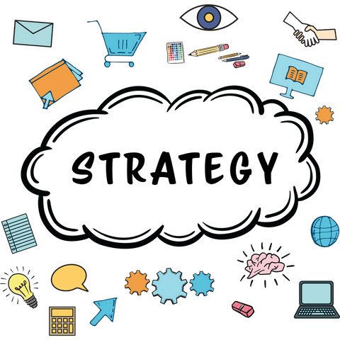 Business Strategy Symbols and Icons on Transparent Background - Download Free Stock Videos Pikwizard.com