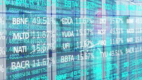 Dynamic Financial Data Overlays on Server Room