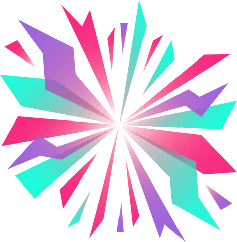 vibrant geometric shard explosion on transparent background - Download Free Stock Videos Pikwizard.com