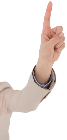 transparent index finger gesture by asian businesswoman - Download Free Stock Videos Pikwizard.com