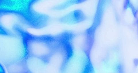 Abstract viscous forms in turquoise and lilac hues