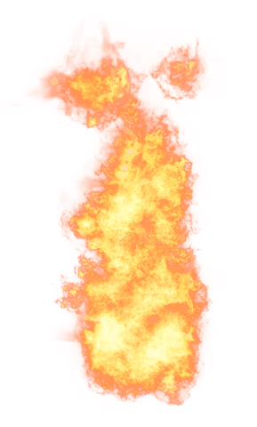 transparent vertical explosion with bright orange and yellow flames - Download Free Stock Videos Pikwizard.com