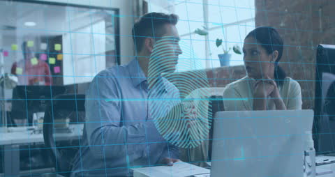 Digital Security Collaboration in Modern Office with Biometric Data