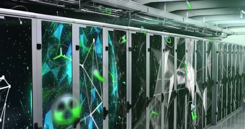 Modern Data Center with Connectivity and Networking Concept - Download Free Stock Images Pikwizard.com