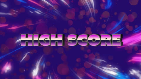 Dynamic High Score Animation for Gaming Achievement