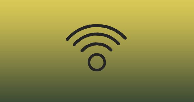 WiFi Icon on Gradient Green Background - Download Free Stock Images Pikwizard.com