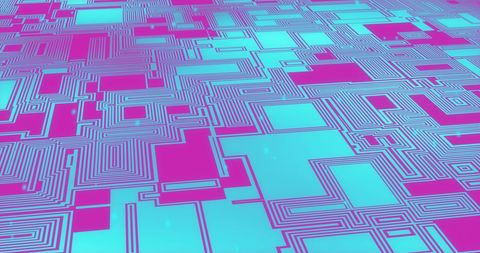 futuristic circuit board pattern in pink and blue tones - Download Free Stock Images Pikwizard.com