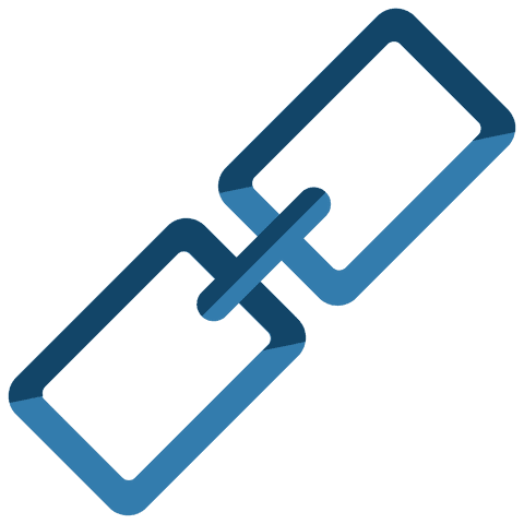 Blue Abstract Chain Link Icon on Transparent Background Vector - Download Free Stock Videos Pikwizard.com