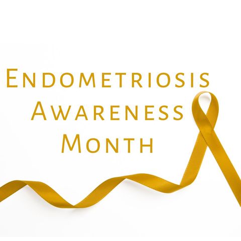 endometriosis awareness gold ribbon display on white background - Download Free Stock Templates Pikwizard.com
