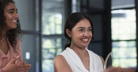 Celebrate Work Achievements Team Recognition Office Setting