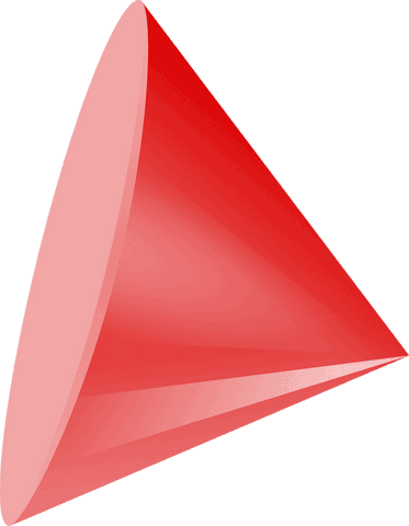3d transparent red cone on abstract background - Download Free Stock Videos Pikwizard.com