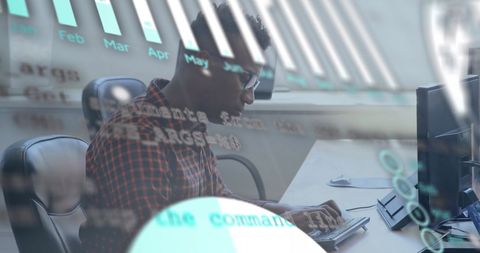 African American Businessman Analyzing Global Data Trends in Office - Download Free Stock Images Pikwizard.com