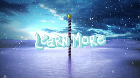 Explore Learning Concept on Winter Snowy Landscape