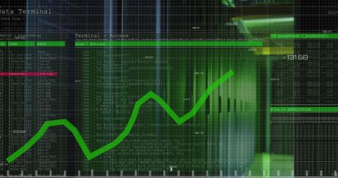 Data Analysis Process with Green Digital Interface - Download Free Stock Images Pikwizard.com