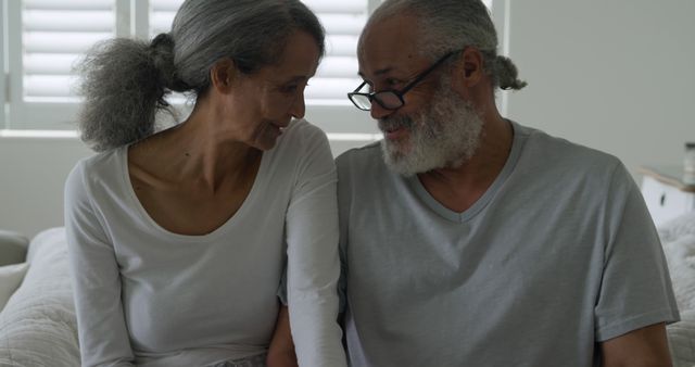 Happy Senior Couple Listening in Cozy Home - Download Free Stock Images Pikwizard.com