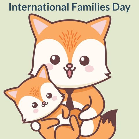Cute Cat Family Illustration for International Families Day Celebration - Download Free Stock Templates Pikwizard.com