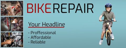 Dynamic Bicycle Maintenance Promotion with Happy Child - Download Free Stock Templates Pikwizard.com