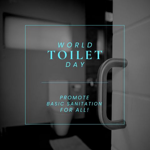 world toilet day promote basic sanitation awareness campaign - Download Free Stock Templates Pikwizard.com
